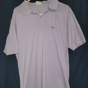 Vintage Lacoste Purple Polo Shirt Size L